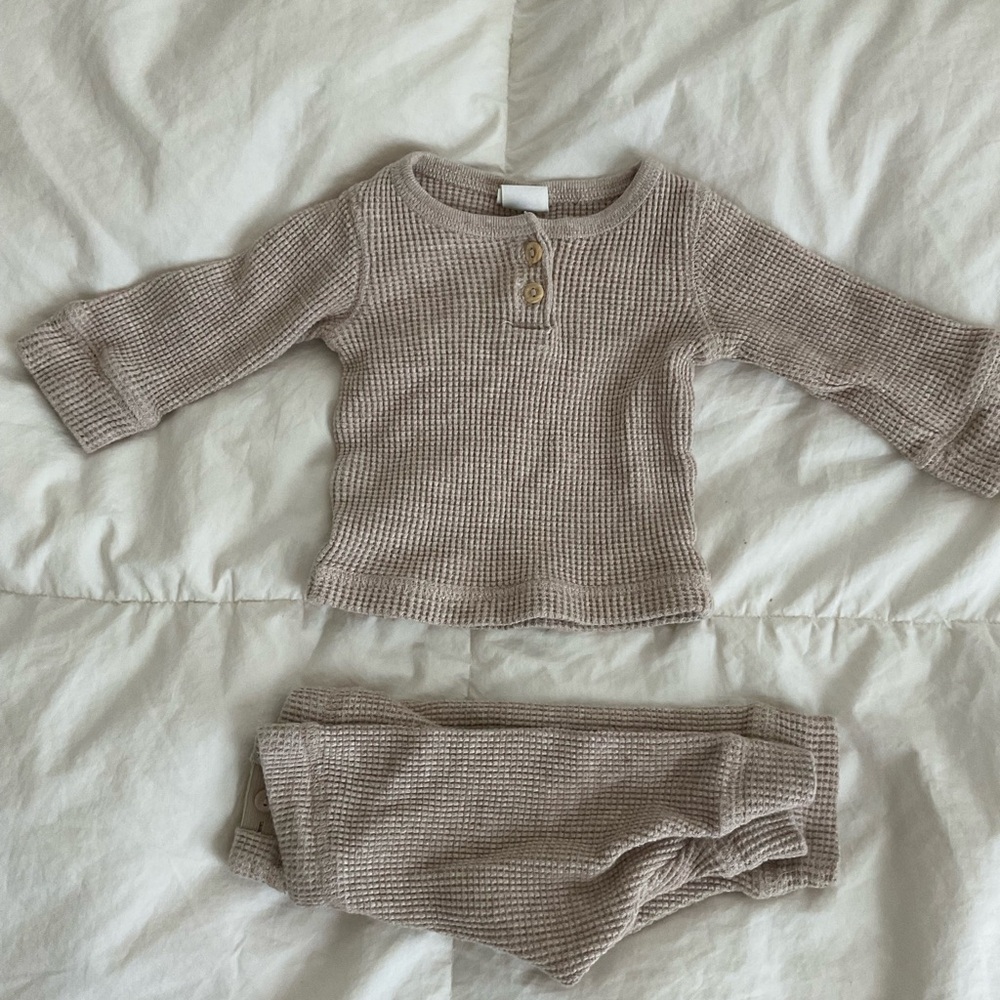 H&M KIDS WAFFLE SET